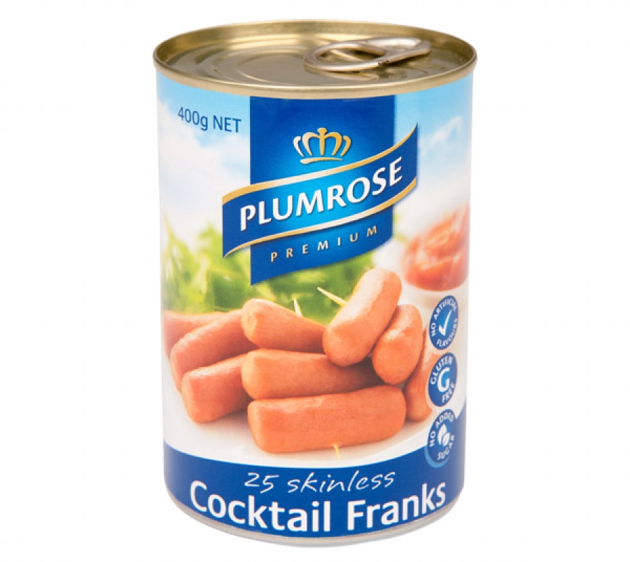 PLUMROSE C/TAIL FRANKS 12X400G