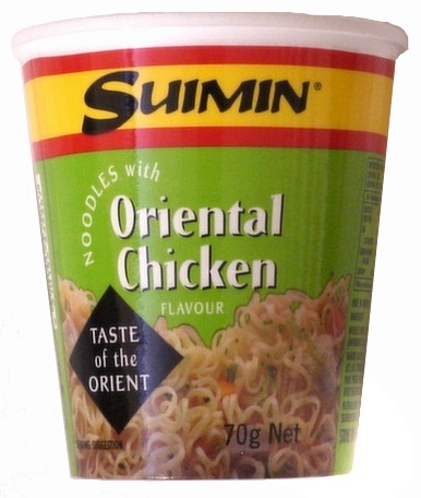 SUIMIN CHICKEN NOODLES CUP 12X70G