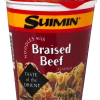 SUIMIN BEEF NOODLES - CUP 12X70G