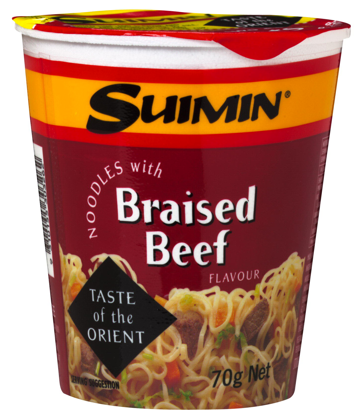 SUIMIN BEEF NOODLES - CUP 12X70G