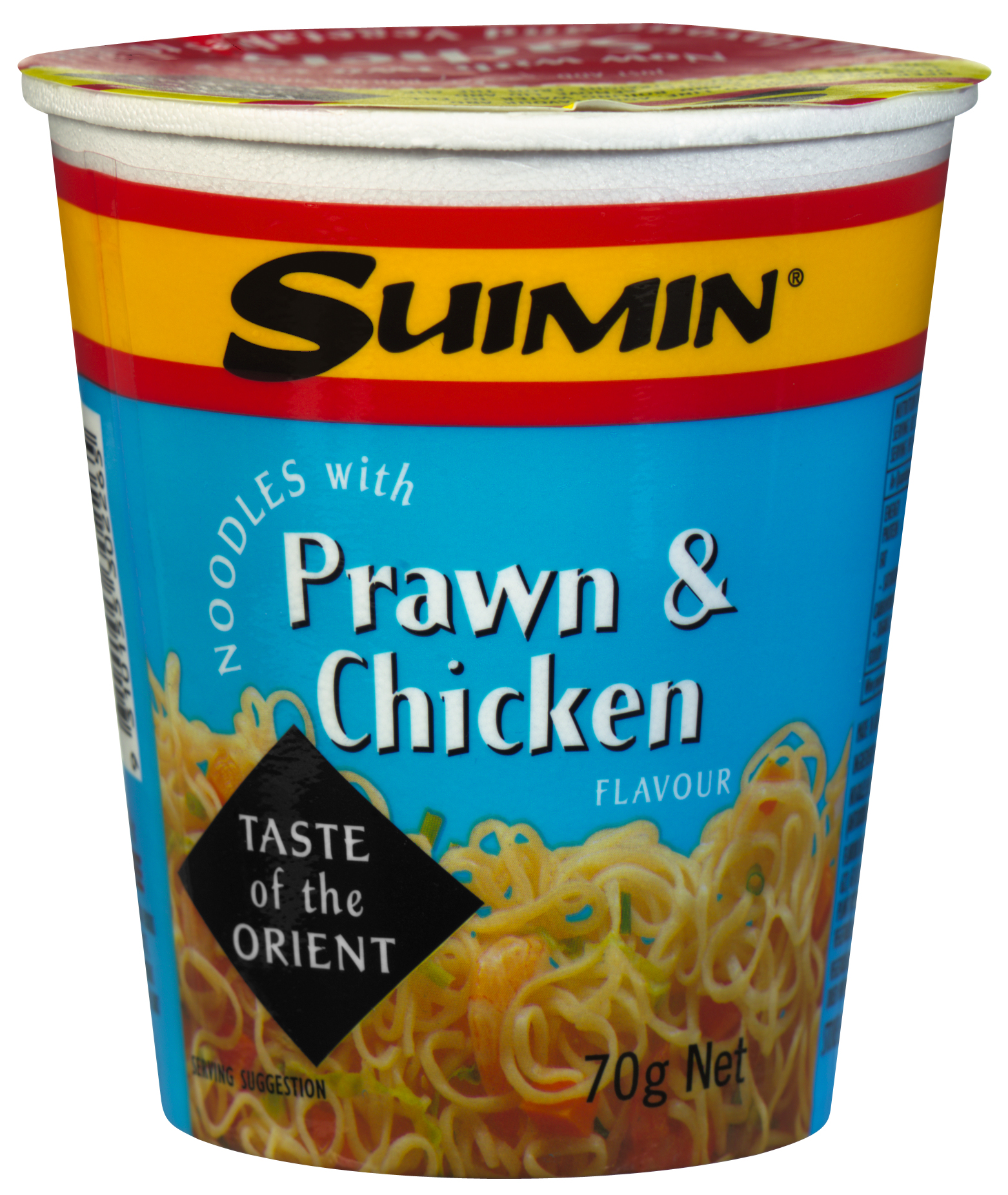 SUIMIN PRAWN & CHICKEN NOODLES- CUP 12X70G