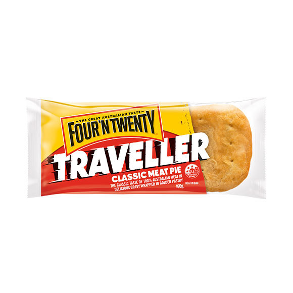 4+20 TRAVELLER CLASSIC BEEF PIE 24X160G