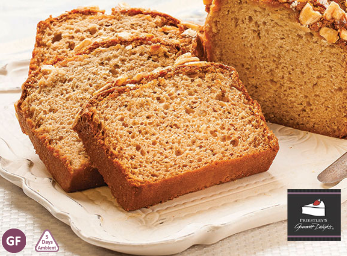 PRIEST BANANA BREAD SLICE G/F 6INNER X(8X95G)