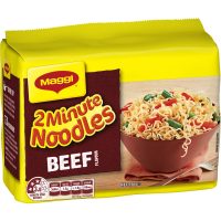 MAGGI 2 MIN NOODLES BEEF MULTI PACK 6X5X74G