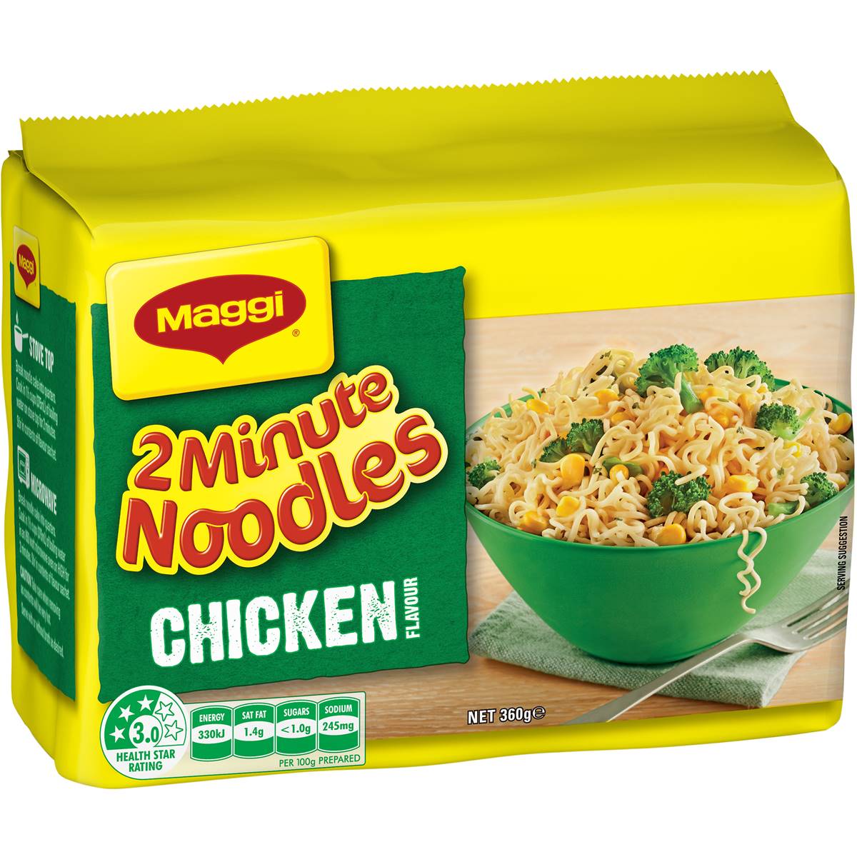 MAGGI 2 MIN NOODLES CHICK MULTI PACK 6X5X72G