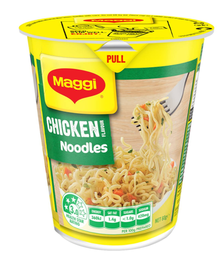 MAGGI NOODLE CUP - CHICKEN 12X60G