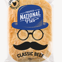 TASMANIAN BAKERIES CLASSIC BEEF 16X180G