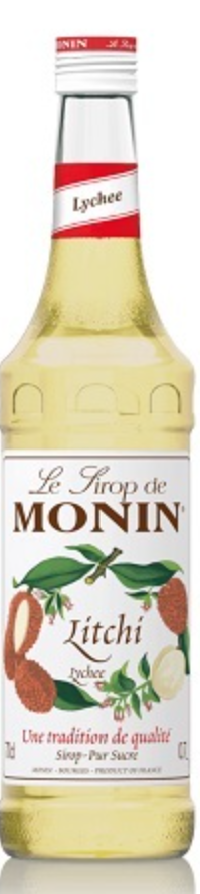 MONIN SYRUP-LYCHEE 6X700ML