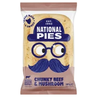 TASMANIAN BAKERIES CHUNKY BEEF & MUSHROOM 16X180G
