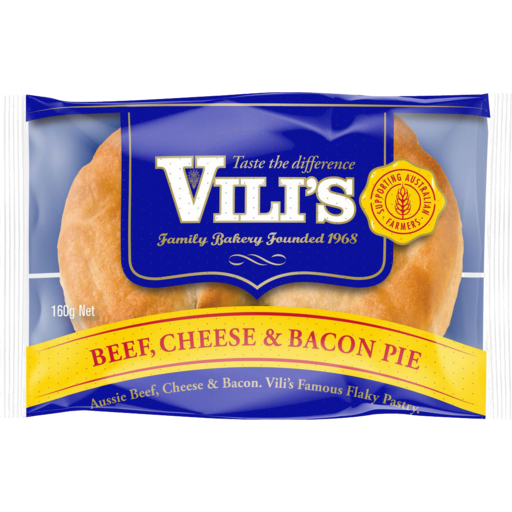 VILI'S BEEF CHEESE BACON 12X160G