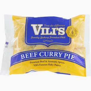 VILI'S BEEF CURRY PIE 12X160G