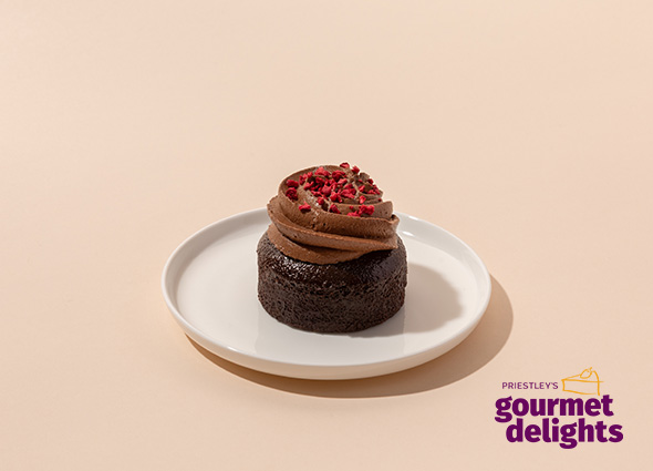 PRIESTLEY'S MUD CAKE (DAIRY FREE & VEGAN) 115G - 6INNER X 8PC
