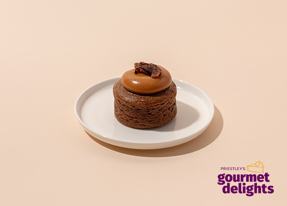 PRIESTLEY'S CARAMEL STICKY DATE CAKE GF INDIVIDUAL 6X8