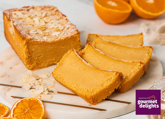 PRIEST. ORANGE & ALMOND LOAF (GF) (DF) 12CUT