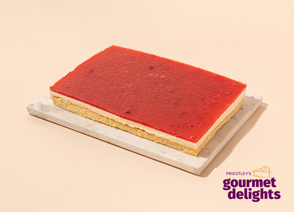 PRIEST. STRAWBERRY CHEESECAKE TRAY 6X1.72KG