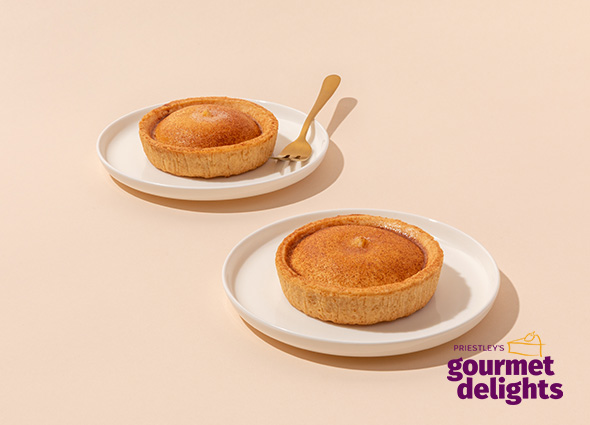 PRIESTLEY'S INDIVIDUAL CUSTARD TART 6INNER X (6PC X 107G)