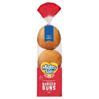MIGHTY SOFT RETAIL HAMBURGER 90G 8X6PACK