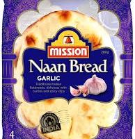 MISSION NAAN BREAD GARLIC & HERB 70G (8X4PACK)