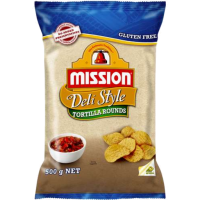 MISSION ROUND CORN CHIPS 6X500G