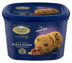 GOLDEN NORTH SIMPLY INDULGE RUM RAISIN 6X2LT