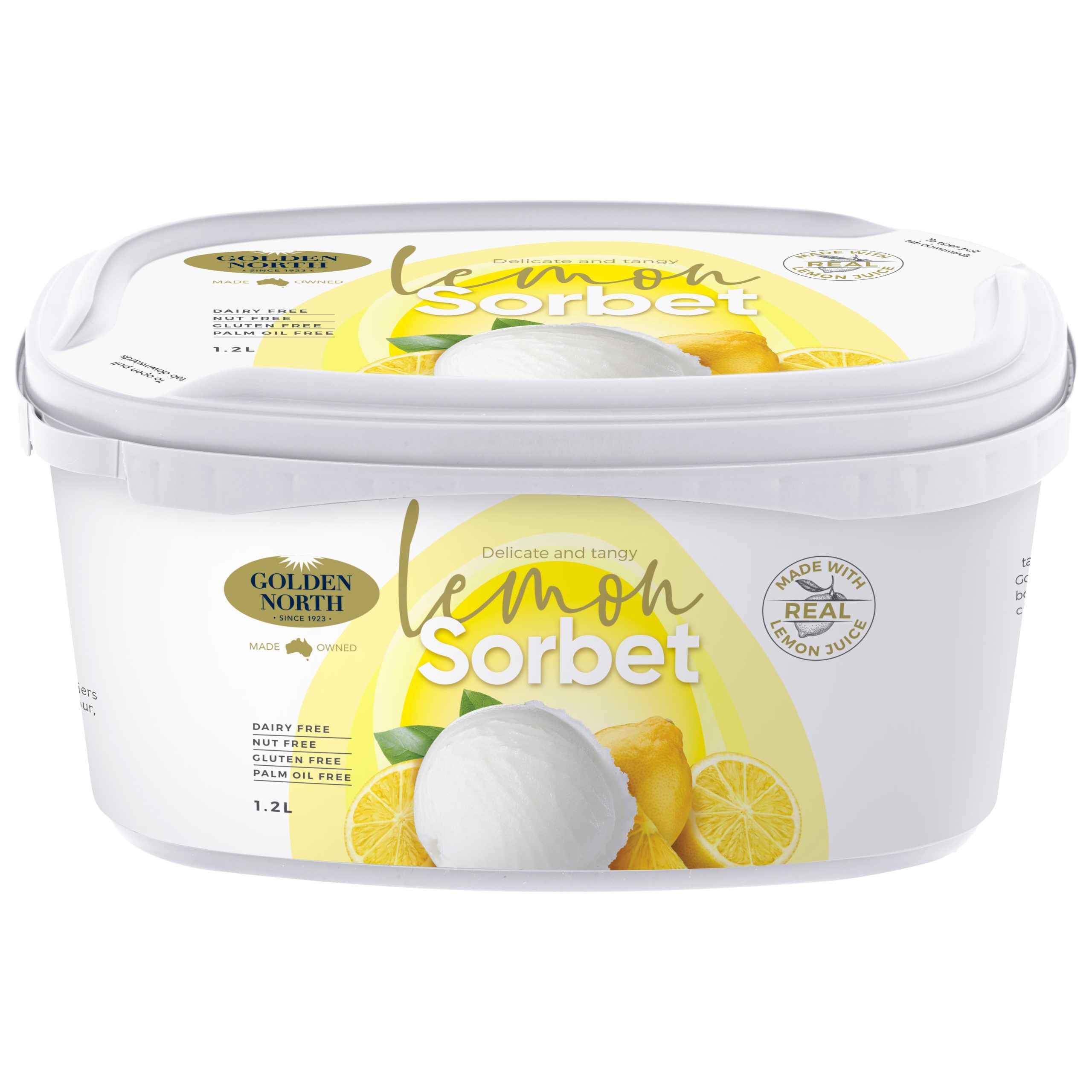 GOLDEN NORTH LEMON SORBET 6X1.2LT