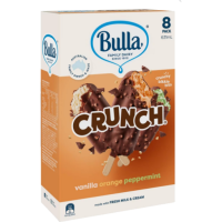 BULLA CRUNCH SELECTION (VANILLA ORANGE PEPPERMINT) ICE CREAM STICK 5X8PACK
