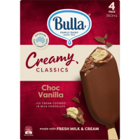 BULLA CHOC VANILLA CR. CLASSICS ICE CREAM STICK 6X4PACK