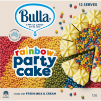 BULLA RAINBOW ICE CREAM CAKE 4X1.5LT