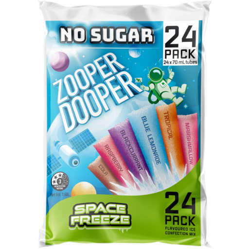 ZOOPER DOOPER NO SUGAR 6X24X70ML