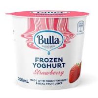 BULLA FROZEN YOGHURT STRAWBERRY 200MLX36