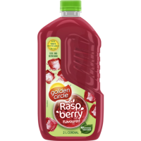 GOLDEN CIRCLE APPLE RASPBERRY CORDIAL 6X2L