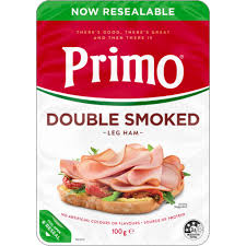 PRIMO DOUBLE SMOKED HAM 8X100G