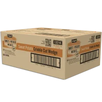 EDGELL SWEET POTATO CRINKLE CUT WEDGES 6X1.1KG