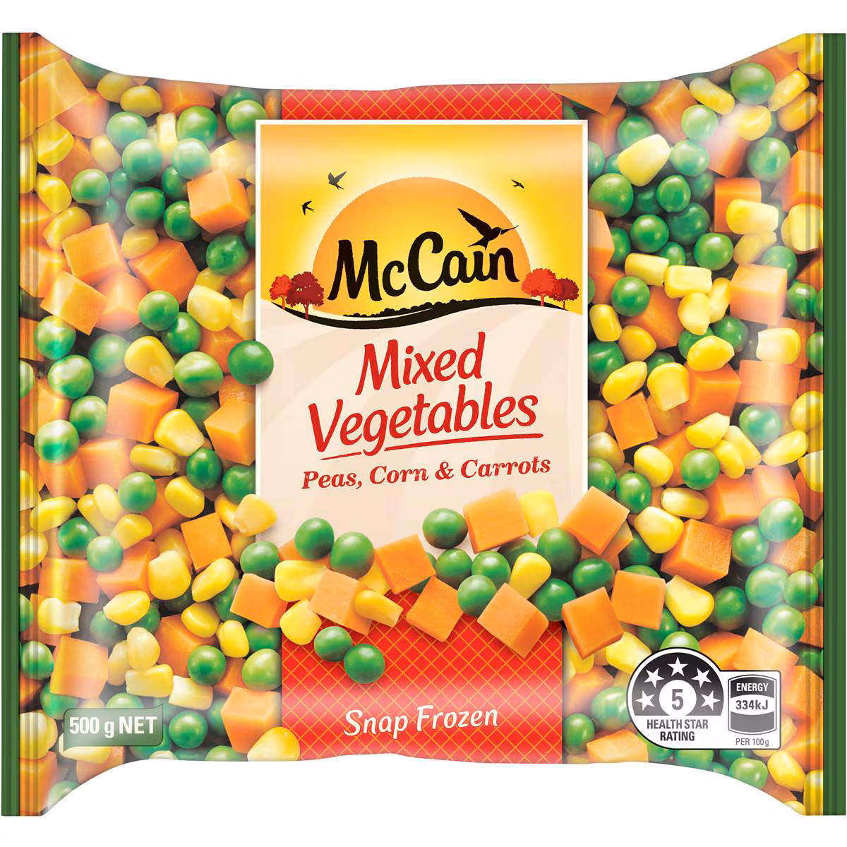 McCAIN PEAS/CORN/CARROT 12X500G