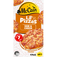 McCAIN PIZZA SINGLE HAM & CHEESE 1X32