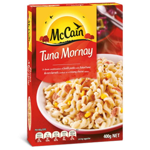 McCAIN TUNA MORNAY 10X400G