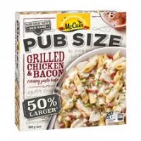 McCAIN PUB SIZE CHICKEN BACON BAKE 8X480G
