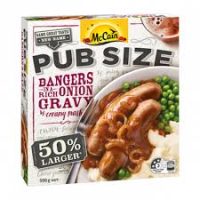 McCAIN PUB SIZE BANGERS MASH 8X500G