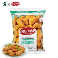 INGHAM'S TEMPURA BREAST NUGGET 5X1KG