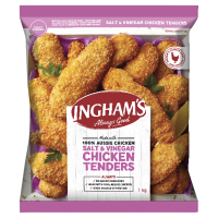 INGHAM SALT & VINEGAR TENDER BITES 5X1KG