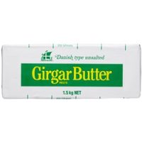 GIRGAR BUTTER UNSALTED 8X1.5KG