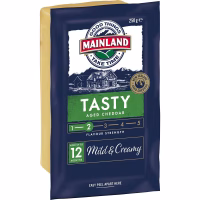 MAINLAND BLOCK CHEESE TASTY 8X250G