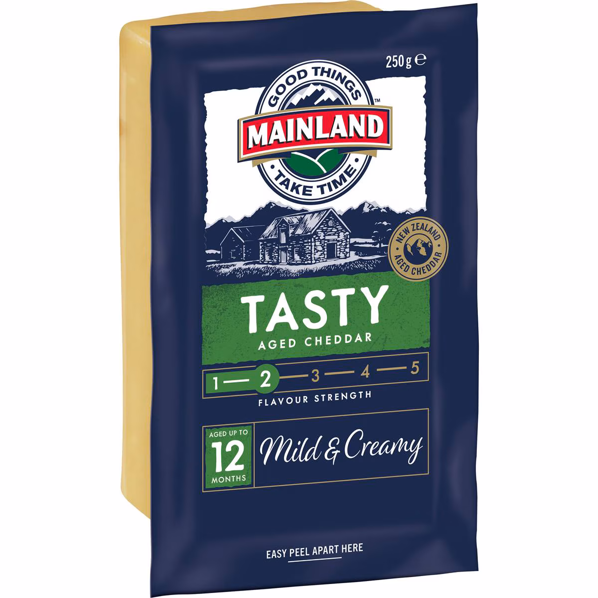 MAINLAND BLOCK CHEESE TASTY 8X250G