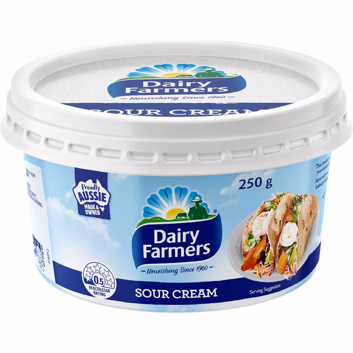 DF REGULAR SOUR CREAM 12X250G
