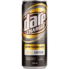 DARE CHARGED SALD CARAMEL LATTE 12X240ML