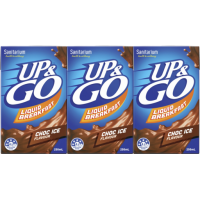 UP&GO CHOC ICE UHT 4X(3X250ML)
