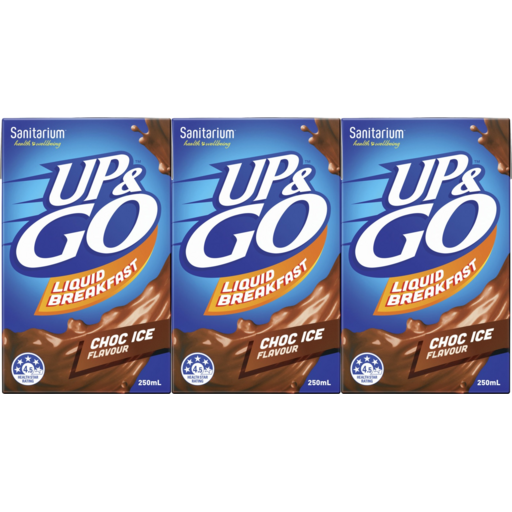UP&GO CHOC ICE UHT 4X(3X250ML)