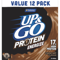 UP&GO PROTEIN ENERGIZE CHOC UHT 12X250ML