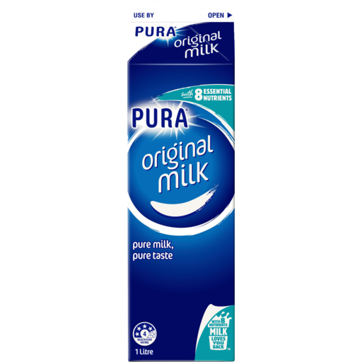 PURA WHITE MILK 16X1LT