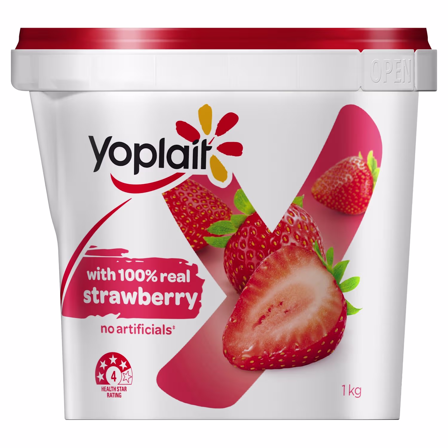 YOPLAIT STRAWBERRY YOGHURT 6X1KG
